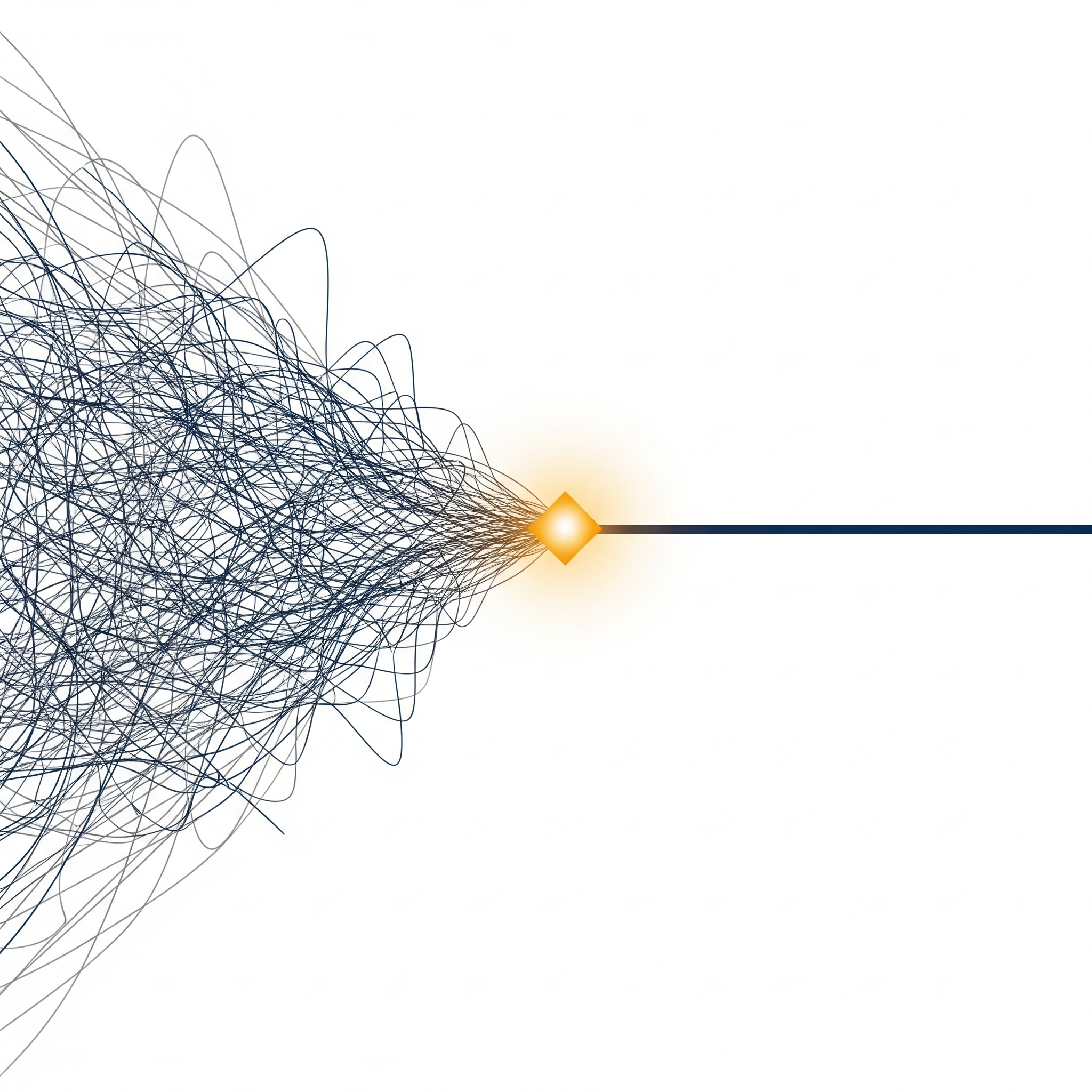 Abstract conceptual image representing navigating complexity